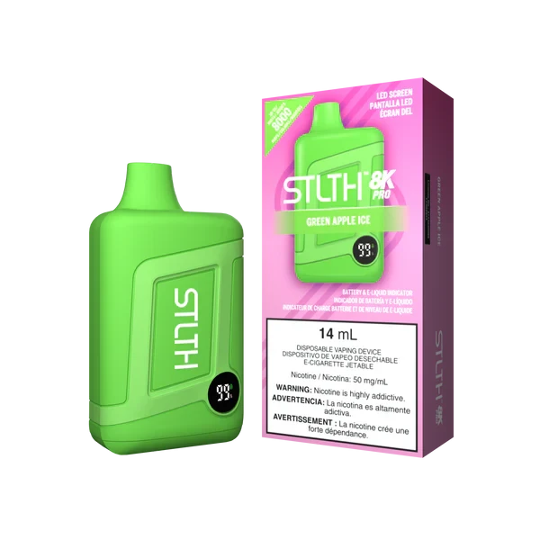 STLTH 8K PRO | GREEN APPLE ICE